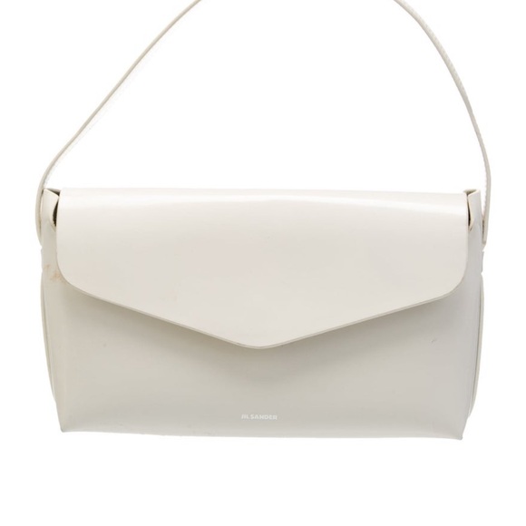 Jil Sander Handbags - Jil Sander Ivory Shoulder Bag
